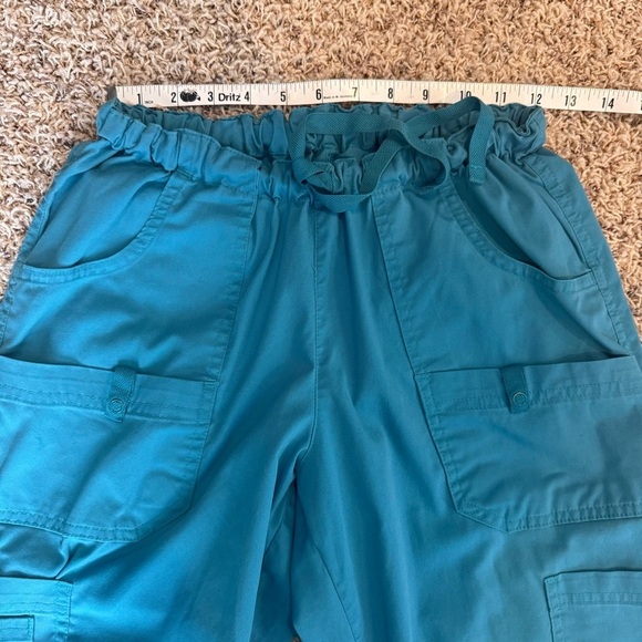 UA BUTTER-SOFT STRETCH WOMEN'S 10-POCKET DRAWSTRING SCRUB PANTS Small - Picture 7 of 12